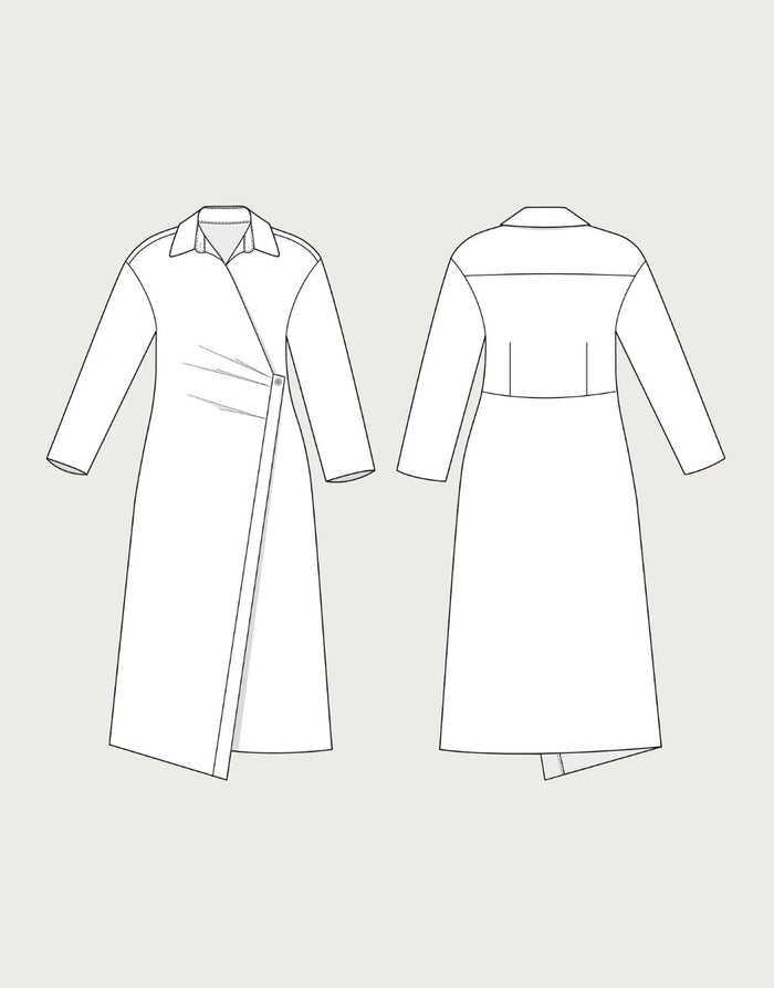 Wrap Dress Paper Sewing Pattern, The Assembly Line