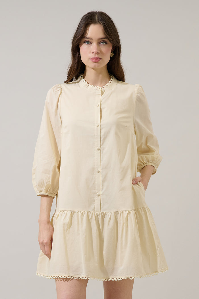 Yamila Ruffle Mini Dress