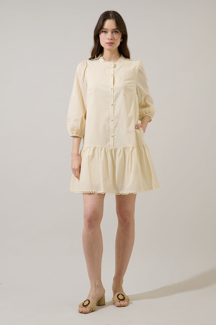 Yamila Ruffle Mini Dress
