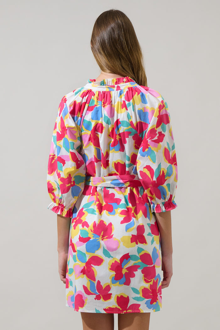 Yani Floral Tursa Shift Mini Dress