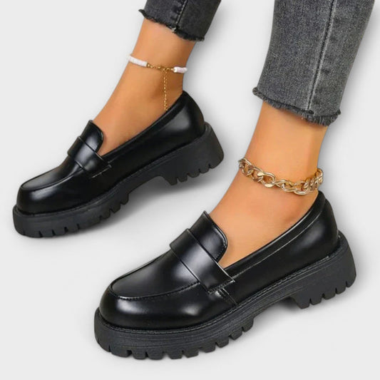 Zelvana – Women's Comfort Moccasins with Satin Wedges