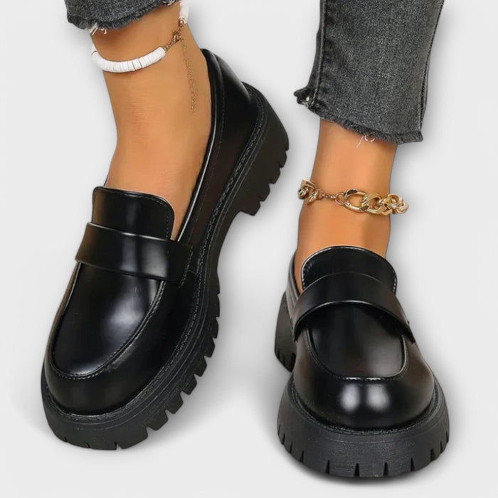Zelvana – Women's Comfort Moccasins with Satin Wedges