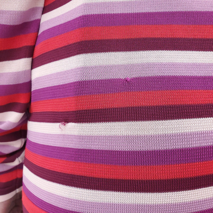 ZIMMERMANN PINK STRIPED SWEATER - SIZE 1 (S)